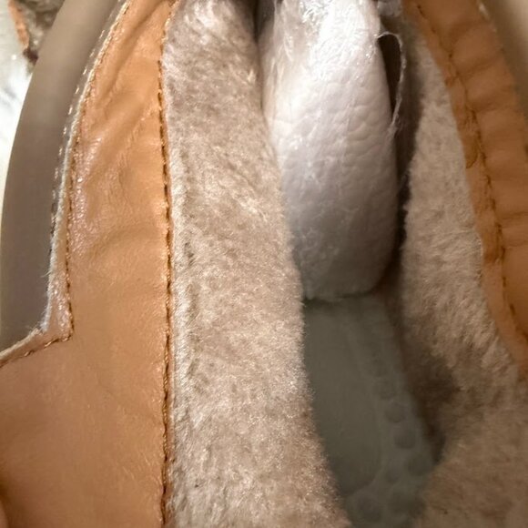 Brown Faux Suede Platform Winter Boots – Warm Lined, Size 8 - Picture 7 of 9